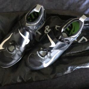 Nike pole vaulting track spikes